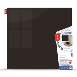 MEMOBOARDS Tablica szklana magnetyczna 60X80 CM czarna /SZM86/C/ DK252-2 - Tablice i flipcharty - miniaturka - grafika 1