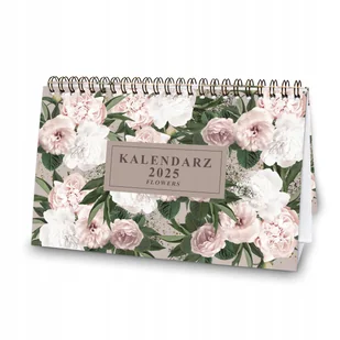 Kalendarz biurkowy 2025 Flowers na biurko stojący - Kalendarze - miniaturka - grafika 1
