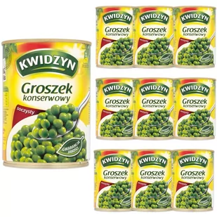 Kwidzyn Groszek konserwowy 400 g x 10 sztuk - Pasztet i przetwory mięsne - miniaturka - grafika 1