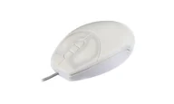 Podkładki pod mysz - AK-PMT1LB-US-W MOUSE CORDED/WHITE - miniaturka - grafika 1