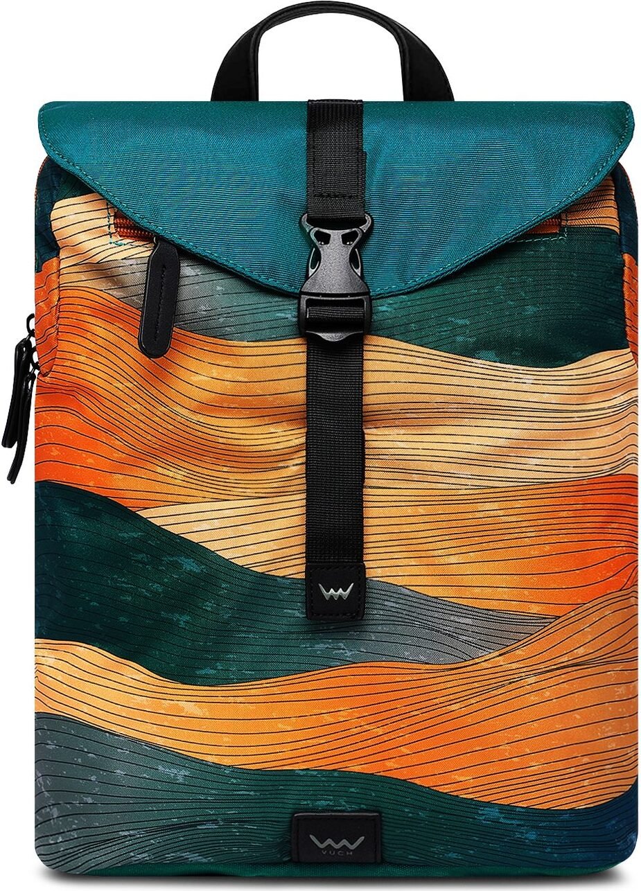 Plecak damski Vuch Corbin Waves Green Zielony Jeden rozmiar