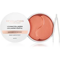 Kosmetyki pod oczy - Revolution Skincare Kojące poduszki pod oczyRoseGold Collagen wegański Soothing Eye Patches) 60 szt - miniaturka - grafika 1