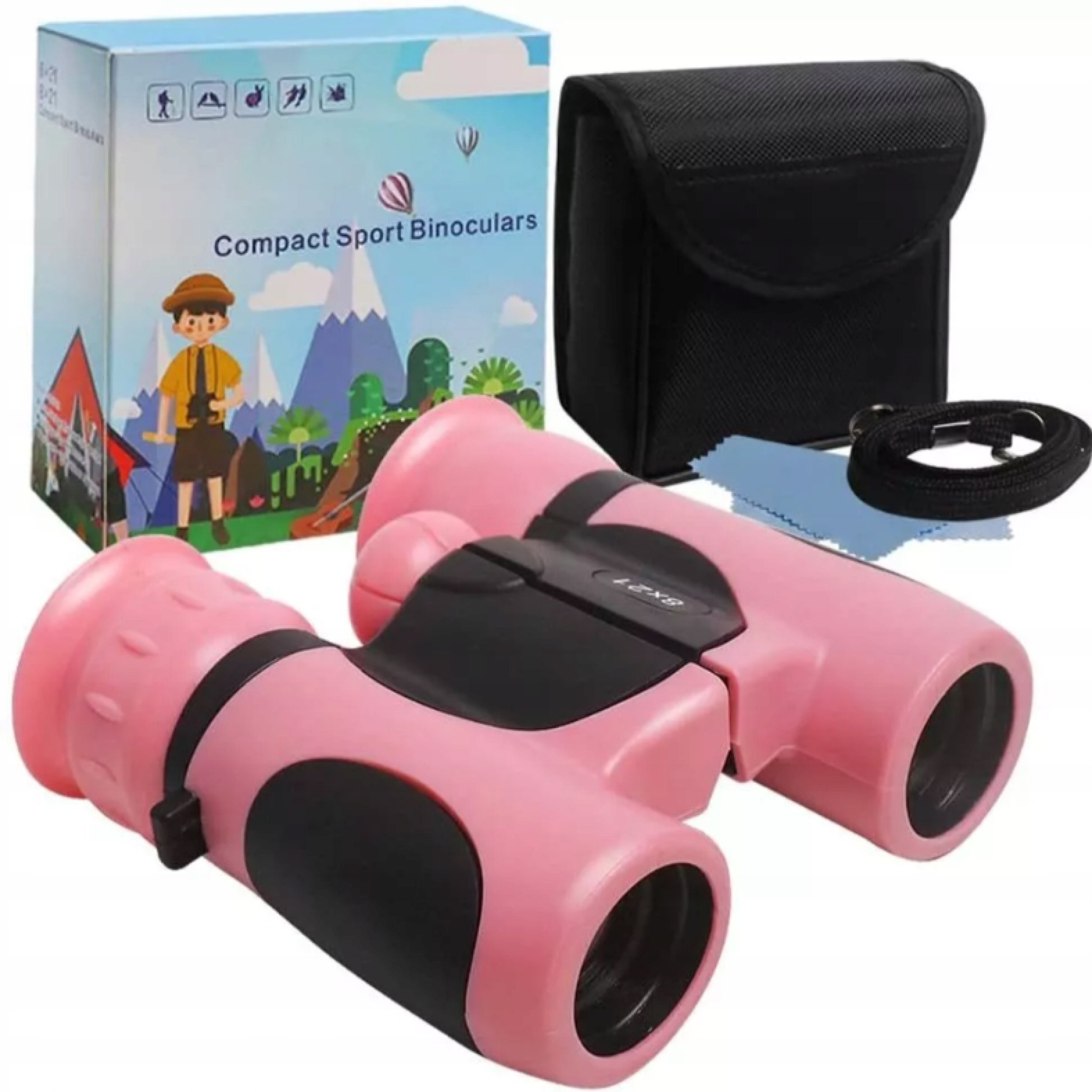 DLA DZIECI POWIĘKSZENIE 8X ODPORNA NA WSTRZĄSY OBSERWACJA PTAKÓW