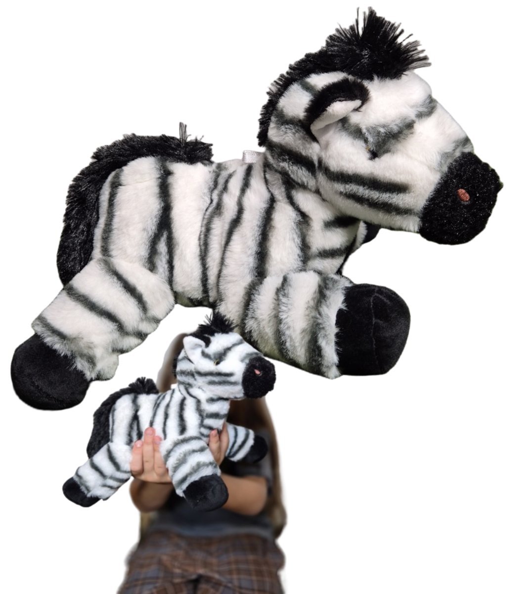 Maskotka Pluszowa ZEBRA 28 cm Pluszak Przytulanka ZOO Dla Dzieci dziecka