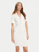 Sukienki - Guess Sukienka dzianinowa W5YK29 Z0130 Biały Slim Fit - miniaturka - grafika 1