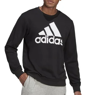 Adidas Bluza Sportswear Essentials Big Logo GK9076 - czarna - Bluzy męskie - miniaturka - grafika 1
