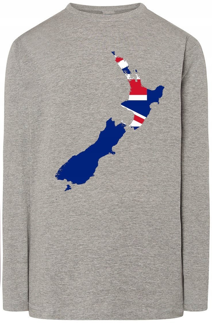 Nowa Zelandia Męska Bluza Longsleeve Rozm.3XL