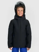 Kurtki i płaszcze dla chłopców - 4F Kurtka narciarska membrana 5000 chłopięca - czarna 152 (11-12 lat) - miniaturka - grafika 1