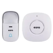 Systemy inteligentnych domów - Dzwonek bezprzewodowy EURA WDP-52A3 Biały - miniaturka - grafika 1
