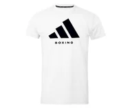 Kimona, stroje i obuwie - Koszulka Adidas Community Boxing Bialy • Rozmiar: M - miniaturka - grafika 1