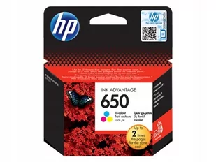 HP Nr 650 CZ102AE Orginalny kolor - Tusze oryginalne - miniaturka - grafika 3