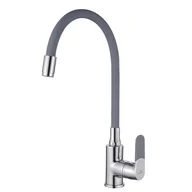 Baterie kuchenne - Invena Joga Bateria kuchenna wysoka szara/chrom BZ-32-L05-C - miniaturka - grafika 1