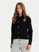 Swetry damskie - Morgan Kardigan 252-MTEDDY Czarny Regular Fit - miniaturka - grafika 1