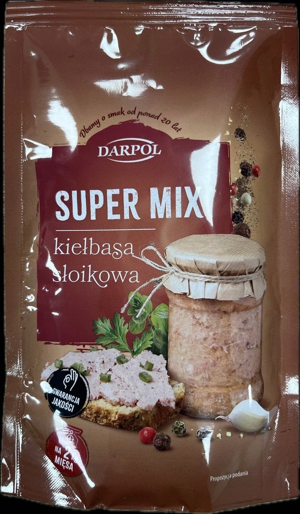 Super Mix Kiełbasa słoikowa słoikówka przyprawa