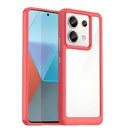 Etui i futerały do telefonów - Etui Colorful Case do Xiaomi Redmi Note 13 Pro 5G - Czerwony - miniaturka - grafika 1