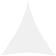 Parasole ogrodowe - vidaXL Lumarko Trójkątny żagiel ogrodowy, tkanina Oxford, 3x4x4 m, biały! 135284 - miniaturka - grafika 1