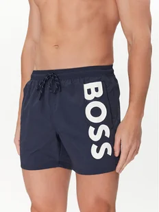 BOSS Szorty kąpielowe Octopus 50514502 Granatowy Regular Fit - Kąpielówki męskie - miniaturka - grafika 1