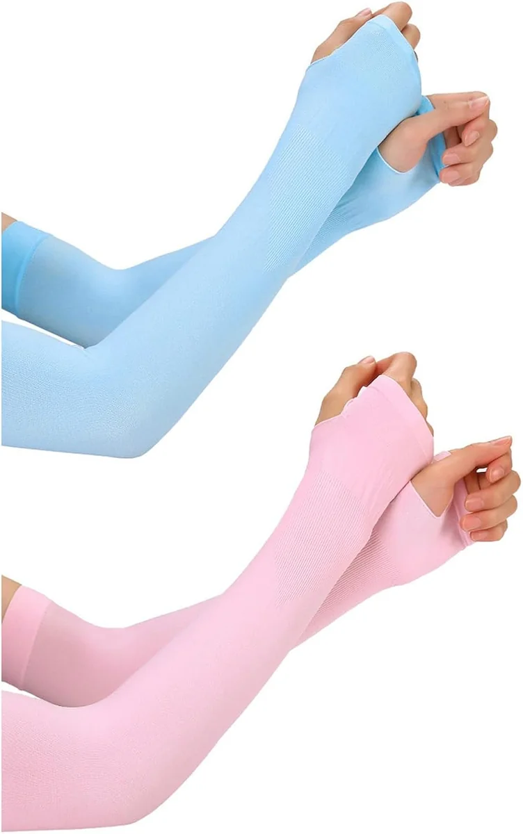 RĘKAWY 2 PARY SPORTOWE CHŁODZĄCE ODDYCHAJĄCE OCHRONNE UV UNISEX