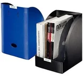 Pudła i kartony archiwizacyjne - Pojemnik Na Dokumenty Z Przekładkami Leitz Plus Jumbo, Niebieski - miniaturka - grafika 1