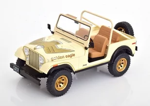 Mcg Jeep Cj-7 Golden Eagle 1980 Ivory 1:18 18280 - Samochody i pojazdy dla dzieci - miniaturka - grafika 1