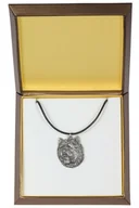 Naszyjniki - Cairn Terrier - naszyjnik z psem w pudełku prezentowym, posrebrzany medalion dla fana psów, efektowna zawieszka marki Art-Dog - miniaturka - grafika 1