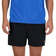 Spodnie sportowe męskie - Spodenki New Balance MS41227BK - czarne - miniaturka - grafika 1