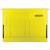 Teczki i skoroszyty - Donau Teczka ZAWIESZANA Z BOKAMI A4 5SZT ŻÓłTY 7420905-11 - miniaturka - grafika 1