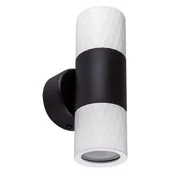 Lampy ścienne - Ideus Kinkiet LAMPA ścienna PIANO 03882 metalowa OPRAWA loftowa tuba czarna biała 03882 - miniaturka - grafika 1