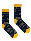 Skarpetki męskie - Zabytki Wrocławia skarpetki kolorowe we wzory Kabak - miniaturka - grafika 1