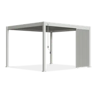 Kratki i pergole - Panel żaluzjowy pionowy do pergoli ELEGANCE/DELUXE/FUSION 1.3 m White - Gutroof - miniaturka - grafika 1