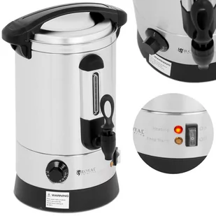 Warnik podgrzewacz do wody grzańca podwójne ścianki stalowy 6.5L 1500 W - Wyposażenie lokali gastronomicznych - miniaturka - grafika 1