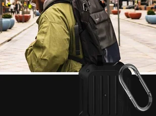 Etui Spigen Tough Armor do Apple AirPods Pro Military Black - Akcesoria do słuchawek - miniaturka - grafika 7