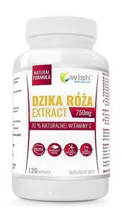 Wish Dzika Róża Extract 750mg 120caps - Witaminy i minerały dla sportowców - miniaturka - grafika 1