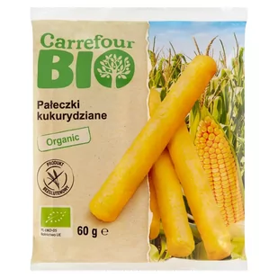 Carrefour Bio Pałeczki kukurydziane 60 g - Chipsy - miniaturka - grafika 1