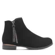 Botki damskie - Botki Jenny Fairy W16AW462-6 Czarny - miniaturka - grafika 1