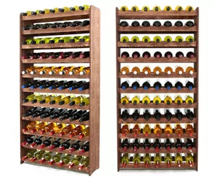 Regał na wino RW-16 77 butelek - Brązowy Dekor / Wamar-Sosenka - Stojaki na wino - miniaturka - grafika 1