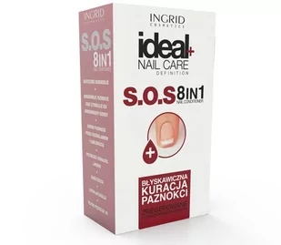 Ingrid Ideal Nail Care, błyskawiczna kuracja do paznokci S.O.S 8in1, 7 ml - Odżywki do paznokci - miniaturka - grafika 1