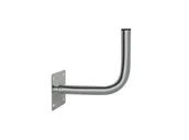 Akcesoria TV-SAT - Uchwyt maszt antenowy Blow, ścienny gięty z płytą czołową 38/300 cynkowany - miniaturka - grafika 1