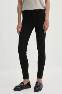 Calvin Klein jeansy damskie kolor czarny K20K207302 - Spodnie damskie - miniaturka - grafika 1