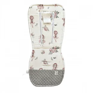 Bambusowa wkładka do wózka 5-punktowa dwustronna Wróżki - Akcesoria do wózków - miniaturka - grafika 1