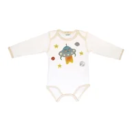 Body dla niemowląt - Body ze spodniami - kosmos z ufoludkiem - miniaturka - grafika 1