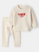 Bluzy i sweterki niemowlęce - carter's 2-częściowy zestaw w kolorze beżowym - miniaturka - grafika 1