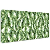 Podkładki na biurko - Podkładka na biurko z nadrukiem Liście z tropików 100x50 cm - miniaturka - grafika 1