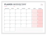 Magnesy - Planer na lodówkę 40x30 cm miesięczny magnetyczny - miniaturka - grafika 1