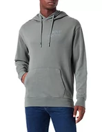 Bluzy męskie - Replay Męska bluza z kapturem M6265, 437 Castor Grey, XS - miniaturka - grafika 1