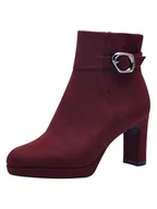 Kozaki damskie - Tamaris Damskie buty 1-25322-43, modne kozaki, Merlot, 39 EU, Merlot, 39 EU - miniaturka - grafika 1