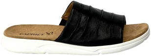 Klapki Caprice 9-27101-20-040 Black Softnap Skóra - CAPRICE - Klapki i japonki damskie - miniaturka - grafika 1