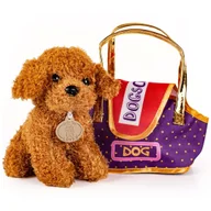 Maskotki i pluszaki - Pluszowy piesek w torebce - maskotka z torebką dla dziewczynki - miniaturka - grafika 1