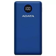 Powerbanki - Adata POWERBANK P20000QCD BLUE AP20000QCD-DGT-CDB - miniaturka - grafika 1