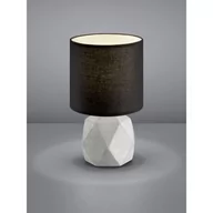 Lampy stojące - Trio RL Pike R50831002 lampka stołowa biurkowa 1x40W E14 betonowy / czarny - miniaturka - grafika 1